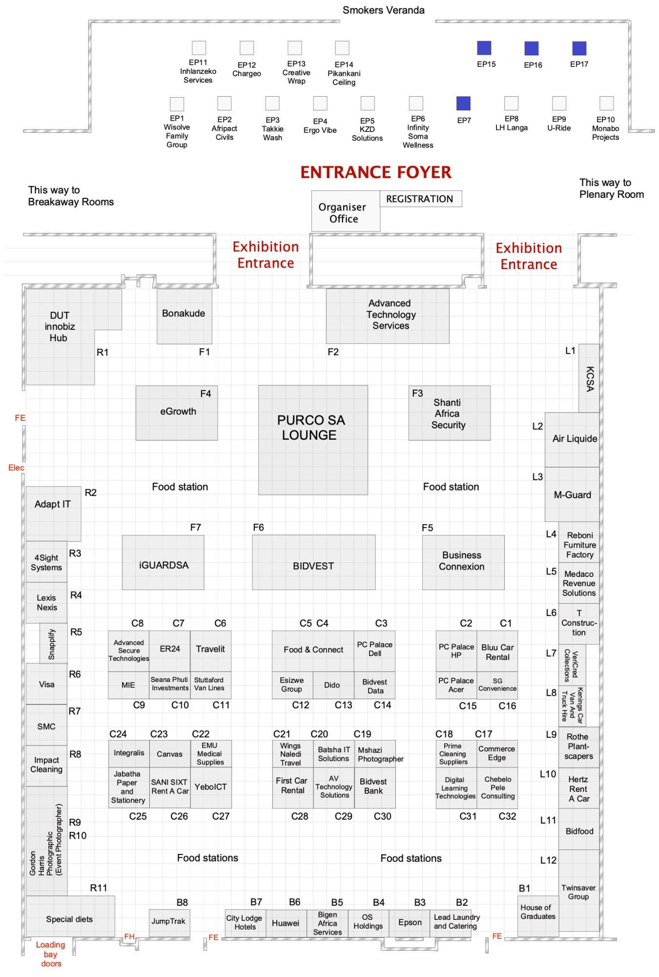 2025 Expo Floorplan Purcon